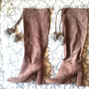 Michael kors knee high suede boots